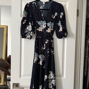 Floral Navy Dress
